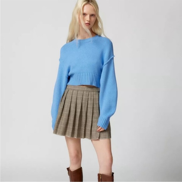 Urban Outfitters Sweaters - Blue Knit Cropped Sweater by Urban Outfitter’s